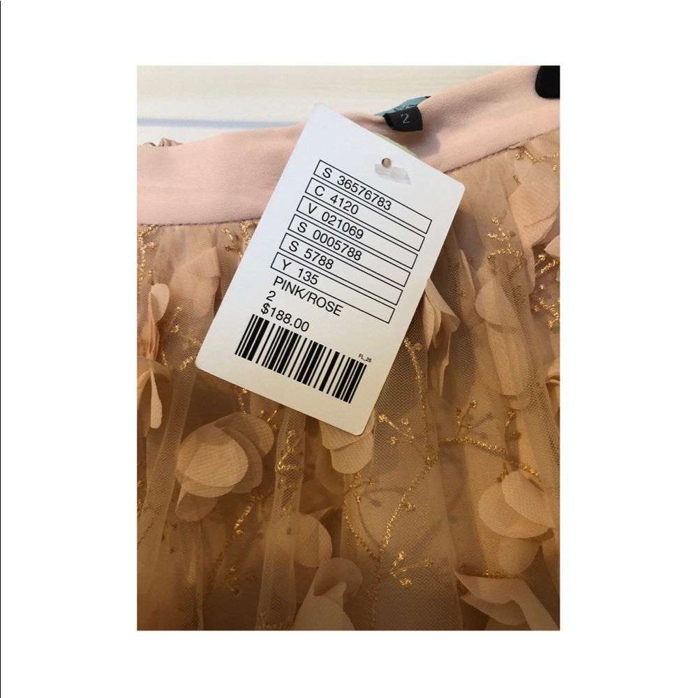 NWT Eva Franco x Anthropologie Flutter Fete Skirt - Picture 3 of 12